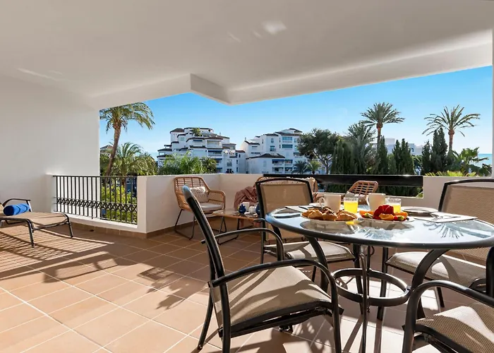 公寓 Banus Luminoso Con Vistas Al Mar *